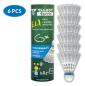 Preview: Talbot-Torro Badmintonball Eli Premium Nylonfederball 6er Pack