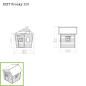 Preview: Exit Toys Holzspielhaus Crooky 100 - Graubeige