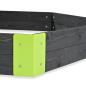Preview: Exit Toys Aksent Holzsandkasten Sechseckig 200 x 170 cm