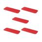 Preview: 5-er Set Airex Coronella 185 - rot, 1850x600x15 mm