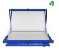 Preview: Bazookagoal Aluminium Teleskoptor - 120x75 cm - blau/weiss