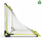 Preview: Bazookagoal Aluminium Teleskoptor - 150x90 cm - gelb/weiss