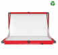 Preview: Bazookagoal Aluminium Teleskoptor - 150x90 cm - rot/weiss