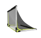 Preview: Bazookagoal Aluminium Teleskoptor - 150x90 cm - silber/weiss