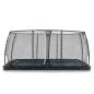 Preview: EXIT Dynamic ebenerdiges Trampolin mit Sicherheitsnetz - schwarz, 305x519cm