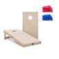 Preview: Gockel Cornhole Boards natural Set - 2 Boards 4 rote und 4 blaue Bags