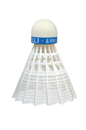 Preview: Talbot-Torro Badmintonball Eli Premium Nylonfederball 6er Pack