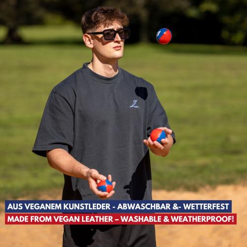 Preview: Jonglierbälle blau rot