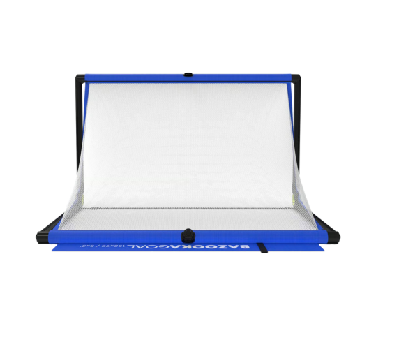 Preview: Bazookagoal Teleskoptor 150x90 - blau/weiss