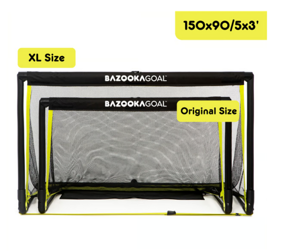 Preview: Bazookagoal Teleskoptor 150x90 - schwarz/gelb