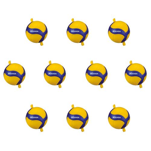 10-er Set Mikasa Volleyball V300WATTR GELB