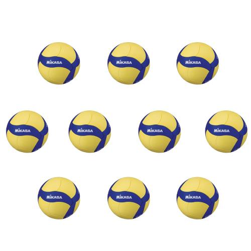 Mikasa Volleyball VS123W-SL GELB - 10-er Set