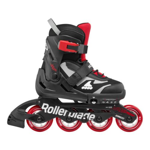 Preview: Rollerblade Microblade Children's Training Inline Skates - Black/Red