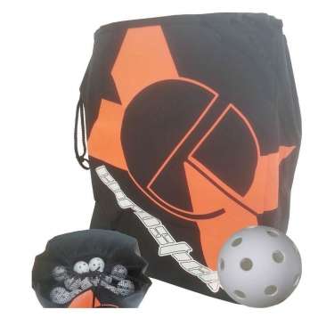 Acito Ballbag Black Box + 100 Stück Unihockeybälle