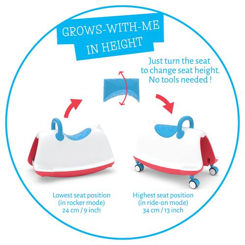 Chillafish Trackie Ride-On - Blau