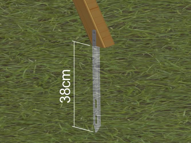 Preview: EXIT Ankerset für Spielgeräte und Spielhäuser (4 Stück)