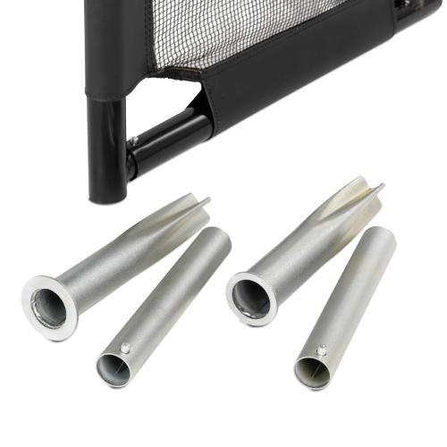 Preview: EXIT Maestro stählernes Fußballtor 180x120cm - schwarz