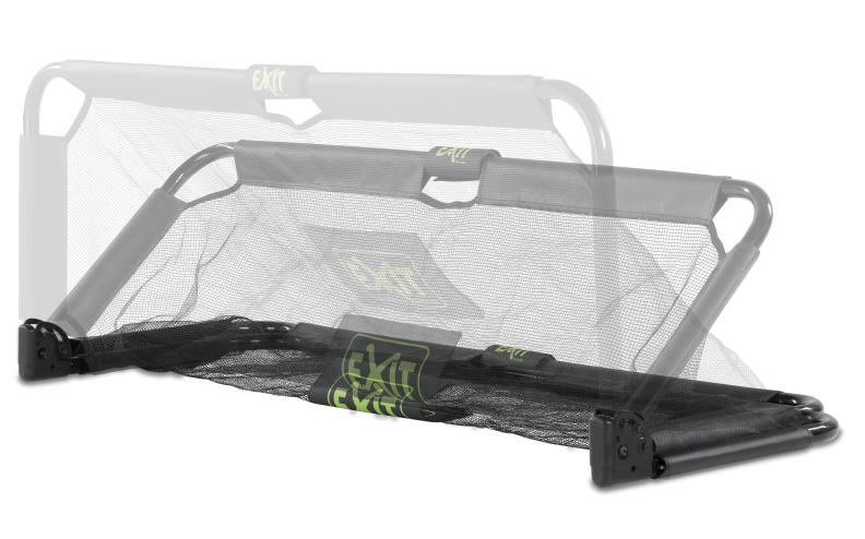 Preview: EXIT Panna faltbares stählernes Fußballtor 150x60cm (Set von 2) - schwarz