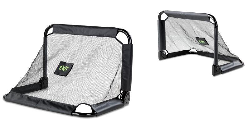 Preview: EXIT Pico stählernes Fußballtor 90x60cm (Set von 2) - schwarz