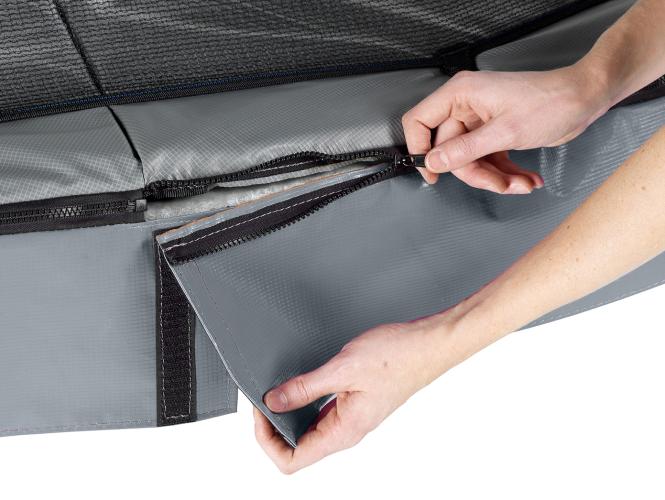 Preview: EXIT Silhouette Trampolin ø244cm - schwarz