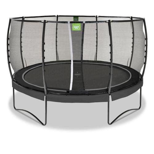 Preview: EXIT Allure Premium Trampolin - schwarz, ø427cm