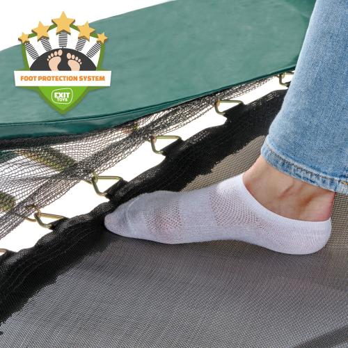 Preview: EXIT Lotus Classic Trampolin - grün, ø305cm