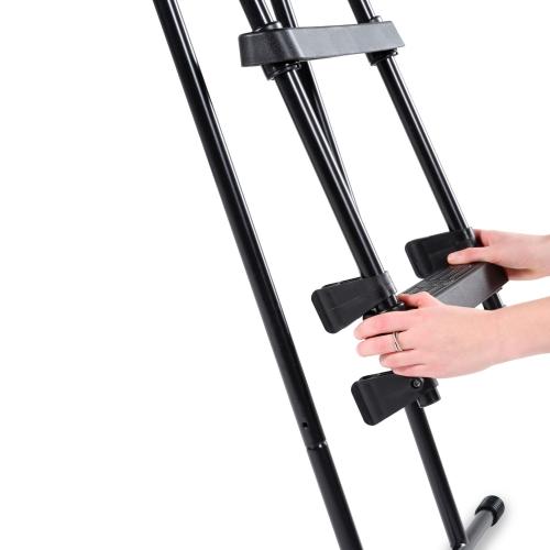 Preview: EXIT Poolleiter für Rahmenhöhen von 91-107cm - schwarz, 77x104cm