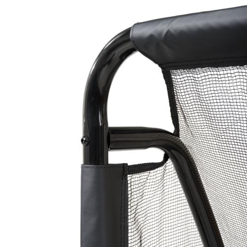 EXIT Finta stählernes Fußballtor - schwarz, 300x200cm