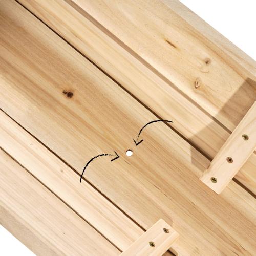 Preview: EXIT Aksent Hochbeet M - 115x28x16cm