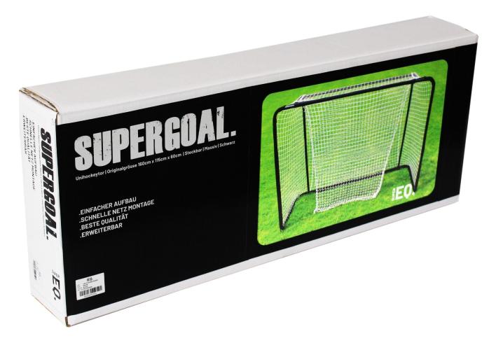 Preview: SuperEQ Unihockey Tor schwarz FBS - 160x115cm