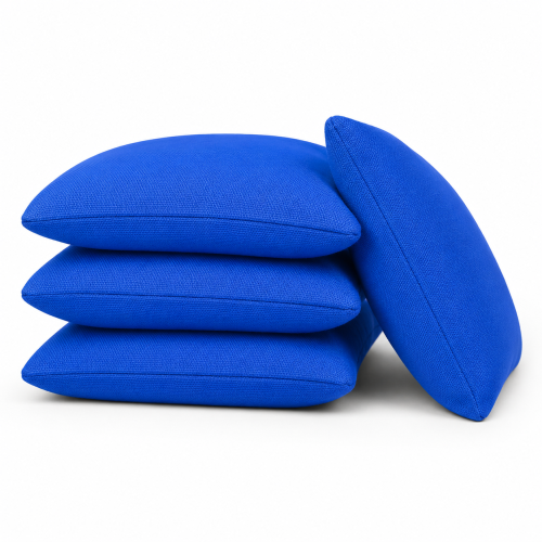 Preview: Gockel Cornhole Boards natural Set - 1 Board 4 rote und 4 blaue Bags
