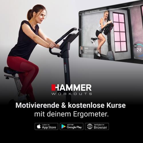 Hammer Maximum RB 8000 Liegeergometer - schwarz