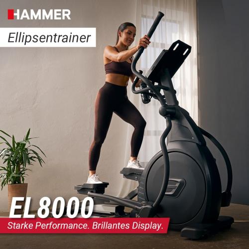 Hammer Maximum EL 8000 Ellipsentrainer - schwarz