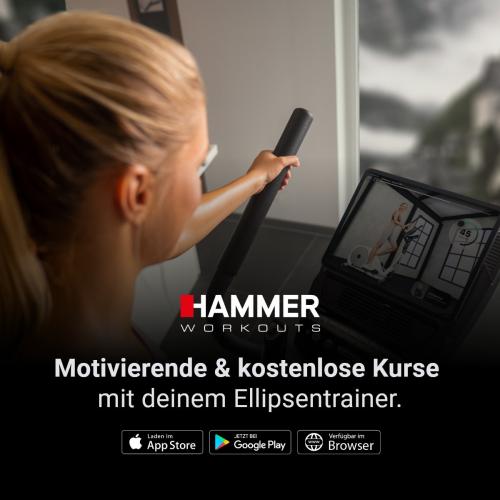 Hammer Maximum EL 8000 Ellipsentrainer - schwarz