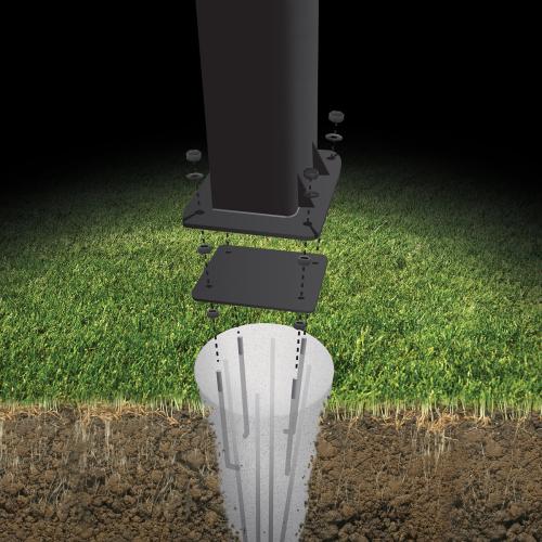 Goalrilla GS54C Basketballkorb - schwarz, weiss