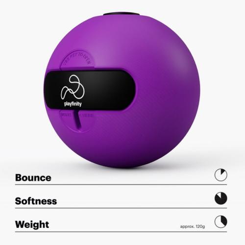 Preview: Playfinity Squeezey Ball - violett