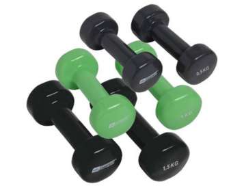 Vinyl-Hantelset im ABS Kunststoffkoffer