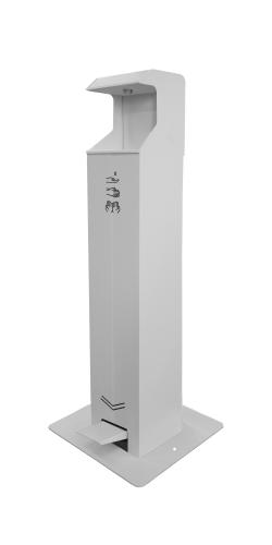 Desinfektionsständer Sicuro-15 Tower, grau Bidon
