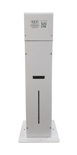 Desinfektionsständer Sicuro-15 Tower, grau Bidon