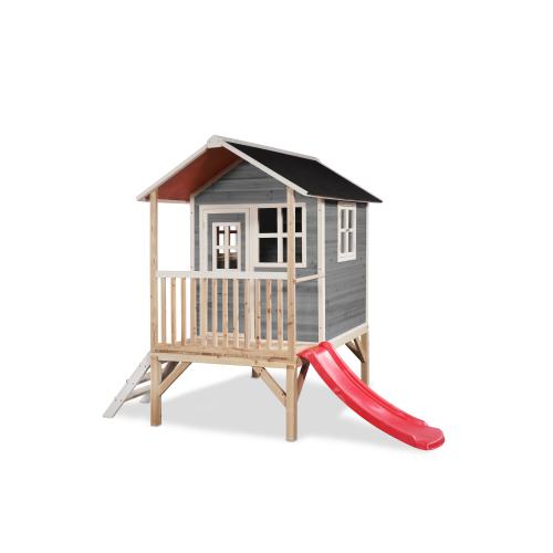 Exit Toys Holzspielhaus Loft 300 - Grau