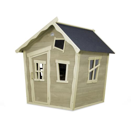 Exit Toys Holzspielhaus Crooky 100 - Graubeige