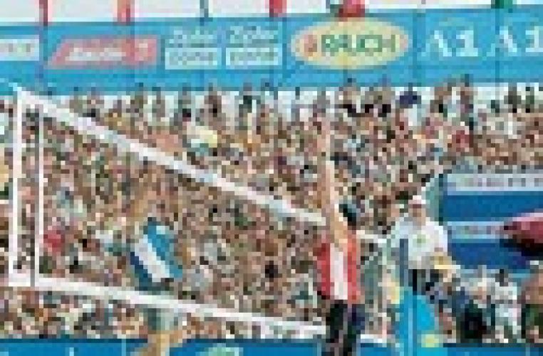 Turniernetz für Beachvolleyball 8.5 x 1 m