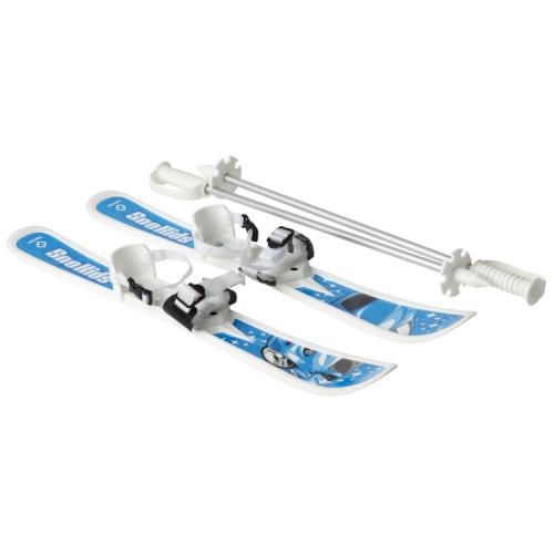 Hamax Skiset Sno Kids Auto mit Stöcke - Blau/Design