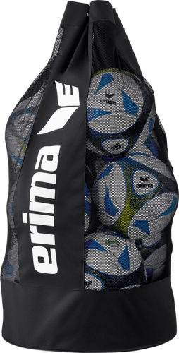 Erima Ballsack für 12 Fussbälle, 15 Handbälle - Schwarz, Weiss