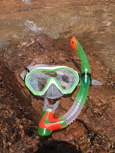Schnorchel Set BERMUDA Junior (3-teilig, im Meshbag)
