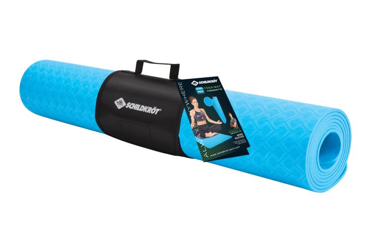 Schildkröt TPE Yogamatte 4 mm (183 x 61 x 0,4 cm) - Blau