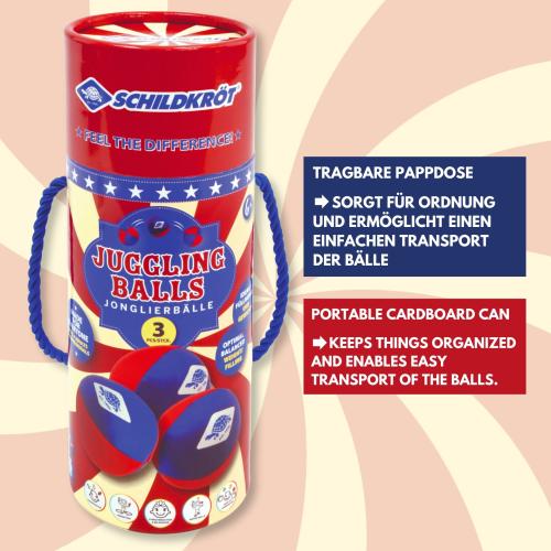 Jonglierbälle blau rot