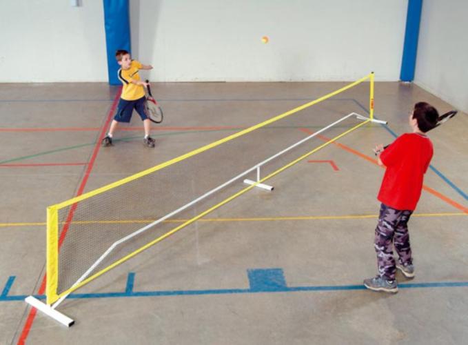 Mini Tennis Badminton Netz Stahlrohrkonstruktion