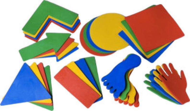 Bodenmarkierungs-Set 72-teilig