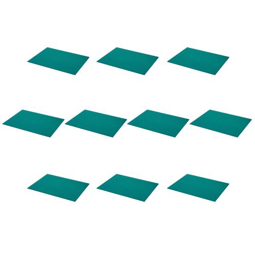 10-er Set Airex Gymnastikmatte ATLAS - wasseblau, 2000x1250x15 mm